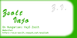 zsolt vajo business card