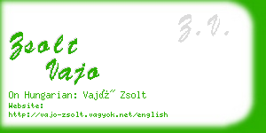 zsolt vajo business card